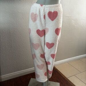 Cozy Heart Patterned Pajama Pants